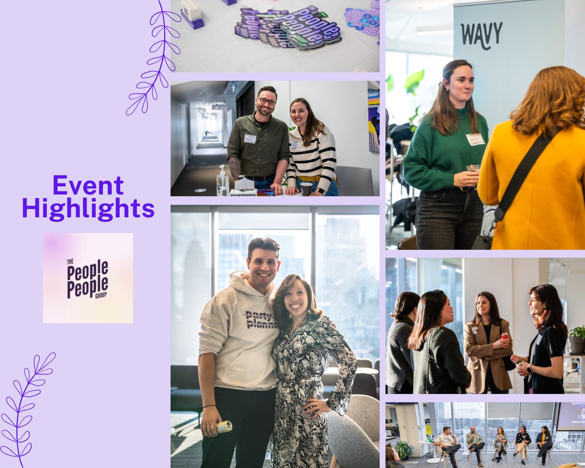 🎊 Wowza, what a night! The State of People 2023 event, hosted by the People People Group on March 29th, was heart warming! 💜 Huge thanks to Alysha M. Campbell, Adam Singer, Shawn Hewat, Helen Ashton for their insights and expertise. Stay tuned for more! 🎉