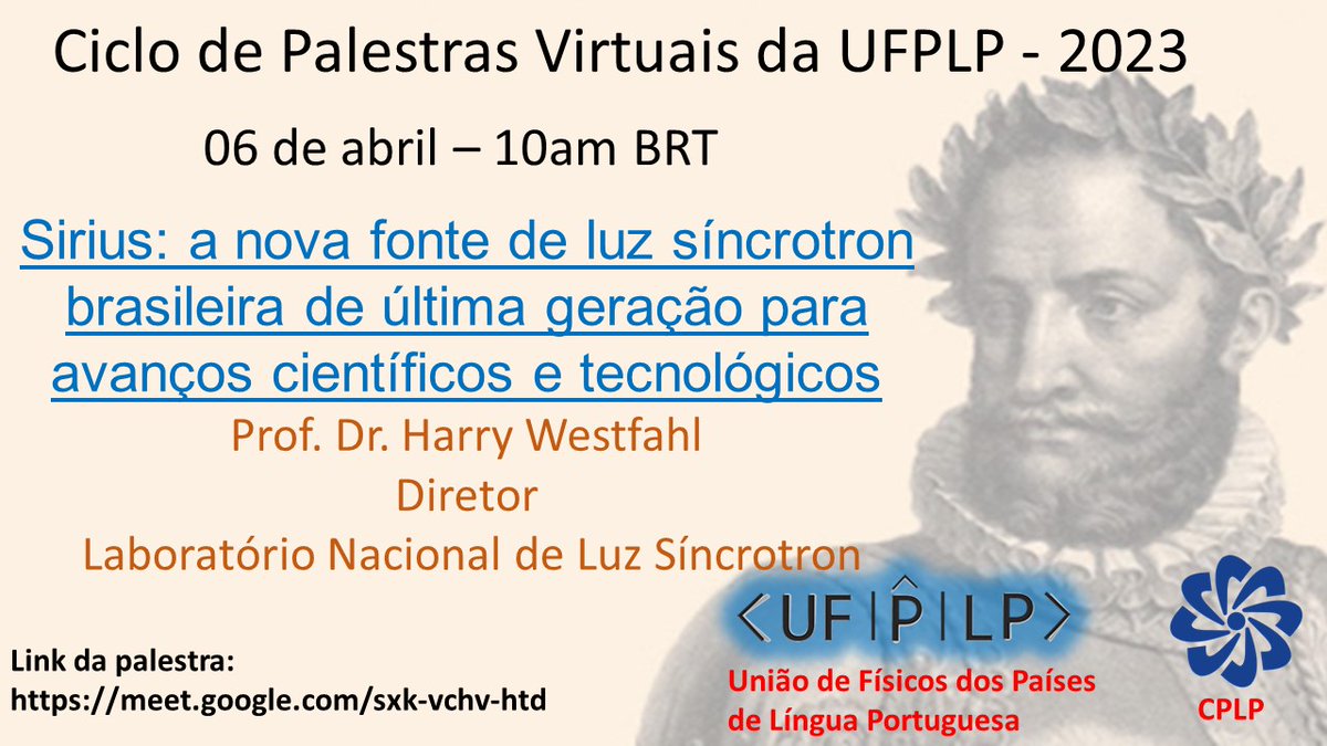 ultracoolatoms's tweet photo. Palestra virtual da UFPLP.
Link: https://t.co/dAnquZm8qk https://t.co/XQlGAbhyiz