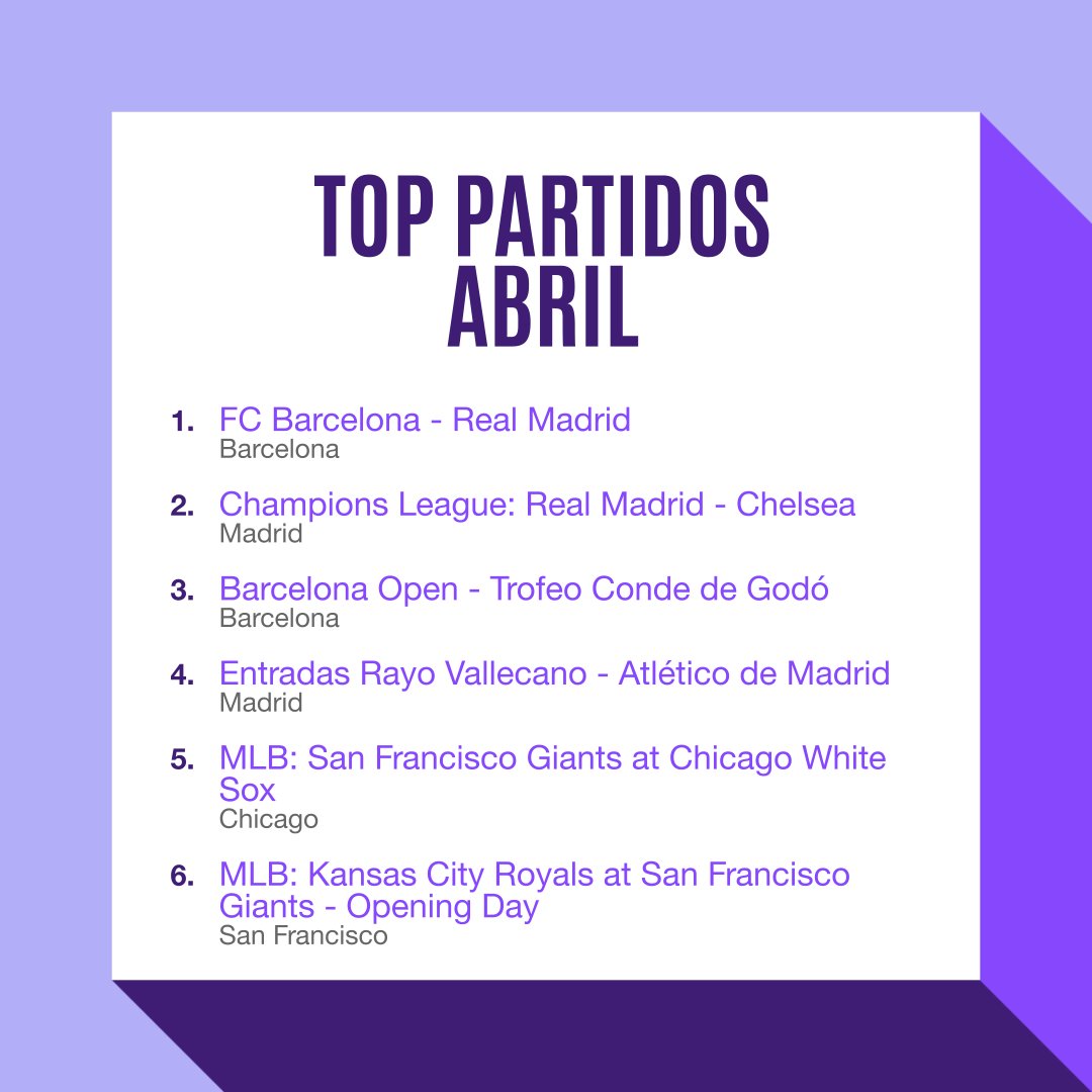 StubHub España tweet media