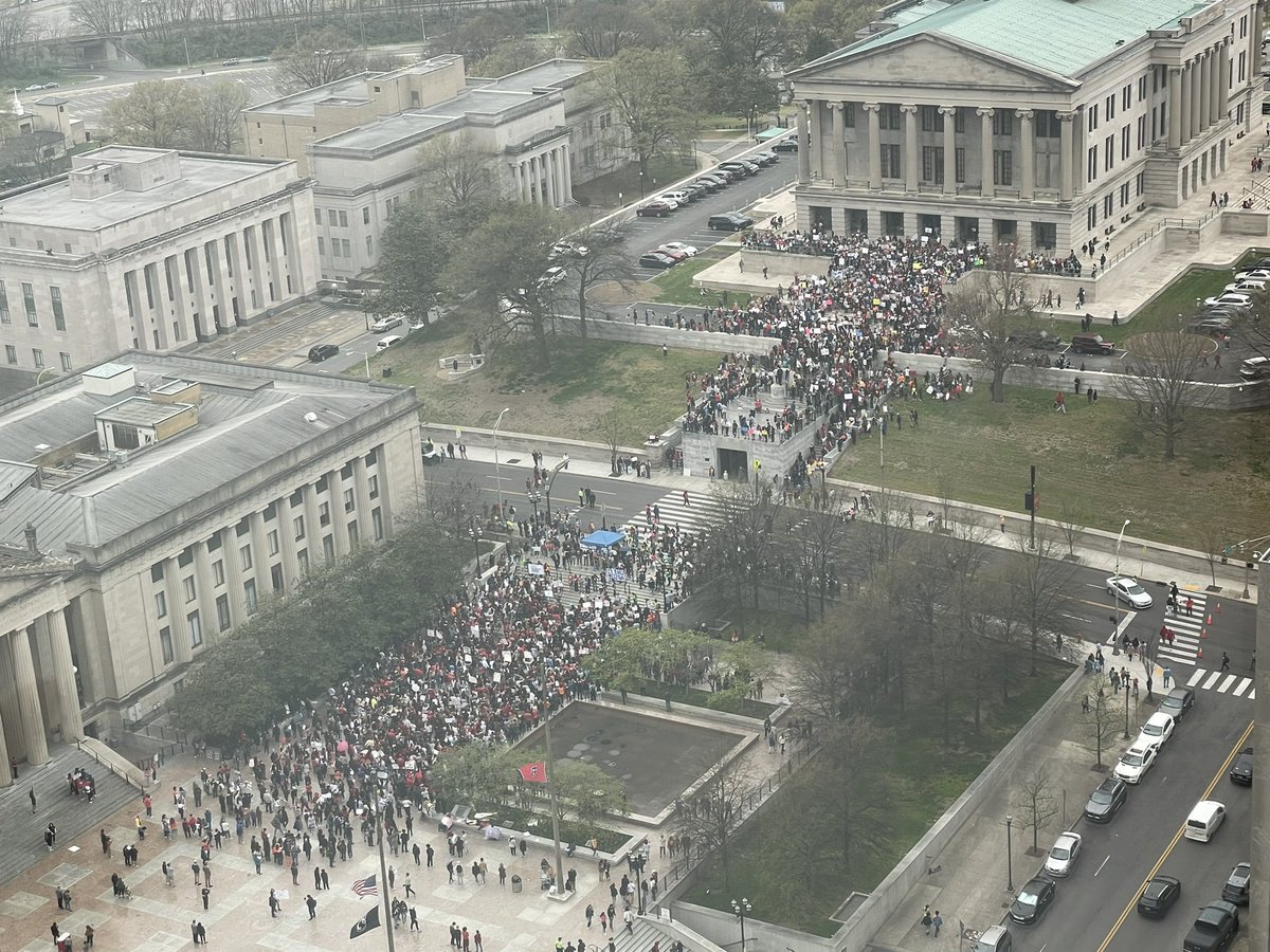 Incredible turnout for #MarchForOurLives today