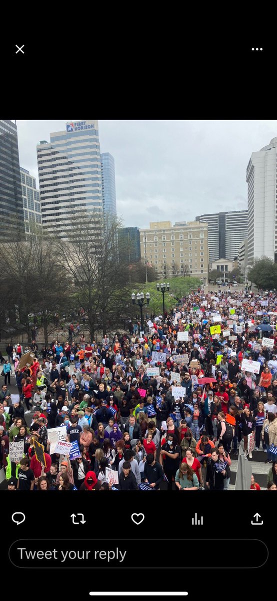 Stop following damn Trump to the airport and show the Nashville school walkout, which is HUGE. Also #tnleg is planning to oust two Democratic lawmakers who support gunsense. HELP THEM!!! @CNN @MSNBC @ABC @CBSNews @NBCNews @FoxNews