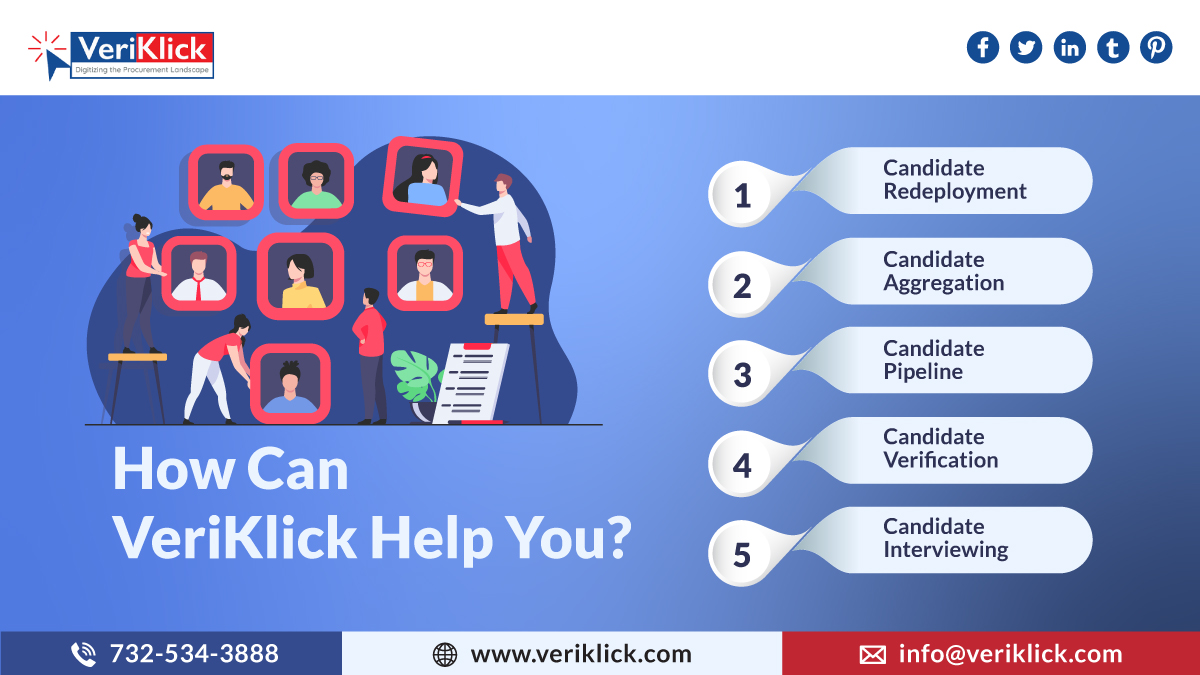 veriklick's tweet image. VeriKlick is a comprehensive video interviewing management system (IMS) that includes real-time video, technical evaluations, an AI-powered dashboard, and advanced analytics. bit.ly/3uwZs9C

@veriklick

#VeriKlick #candidatepipeline #interviewmanagementsystem