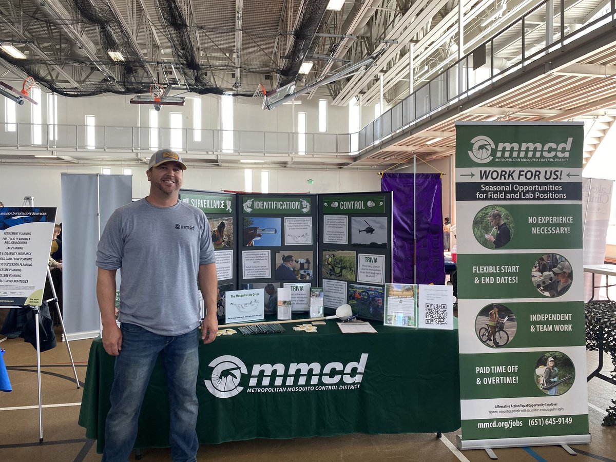 metromosquito's tweet photo. We arenโt ready for outdoor events just yet, but we were happy to connect with people at Celebrate Jordan yesterday.
Thanks to Adam from the Jordan facility for representing MMCD and look out for us at other events all season long!
#celebratejordan #mosquitoseason #summerinmn https://t.co/oKbZQZqZHu