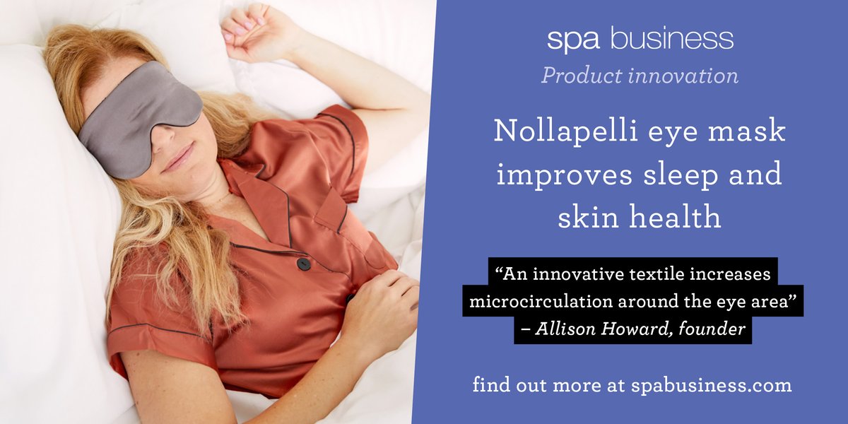 Thanks <a href="/spabusinessmag/">spabusiness.com</a> for including our Restorative Eye Mask alongside other exciting new product innovations.
Improve your sleep quality AND your eye area at the same time!
nollapelli.com/products/resto…