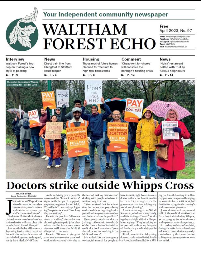 Hold the front page.

Nancy and Lily from <a href="/WalthamForestSP/">Waltham Forest Socialist Party</a>  standing in solidarity with junior doctors at  Whipps Cross Hospital

#Walthamstow
#WalthamForest
#SupportTheStrikes