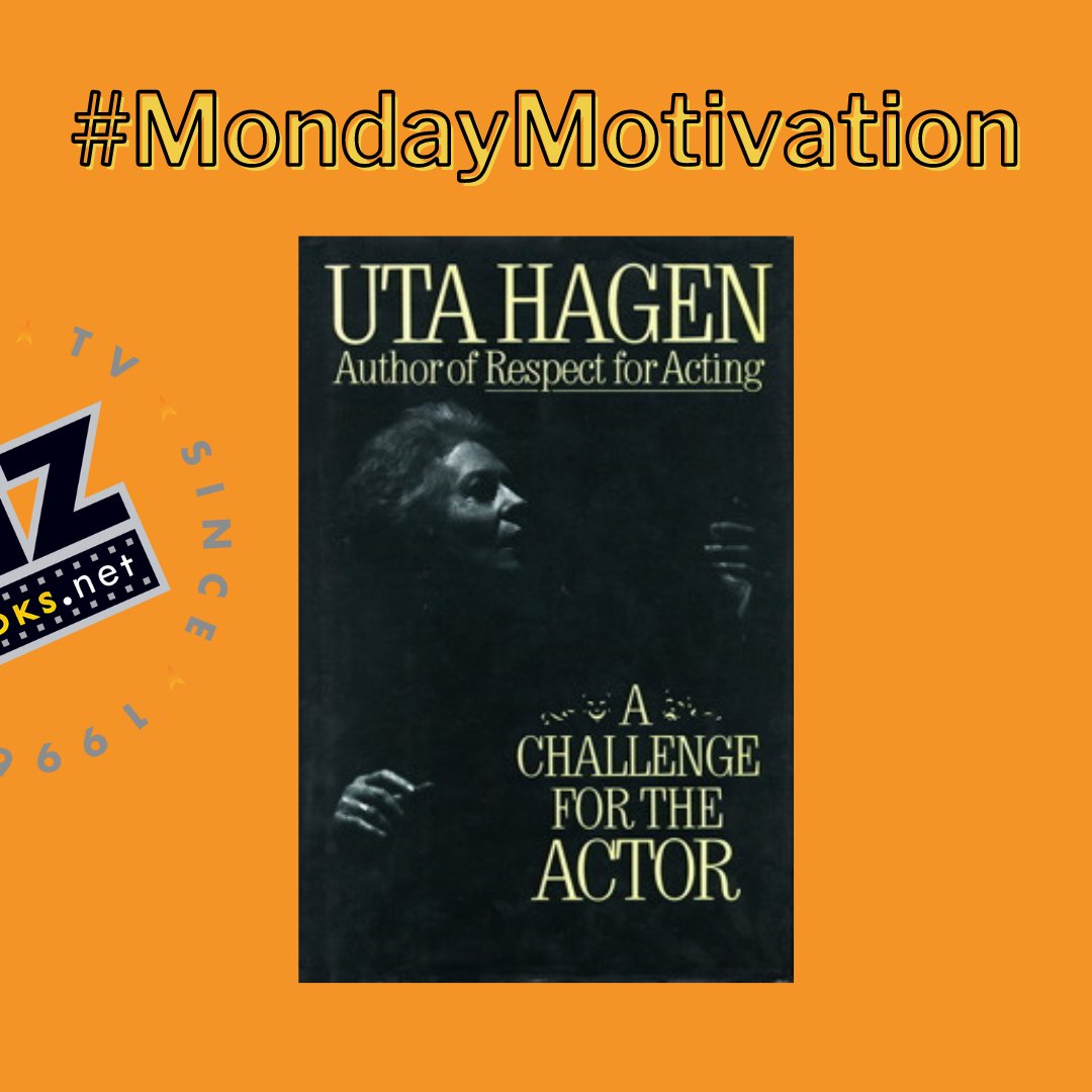 Biz_Books's tweet photo. the PERFECT #MotivationMonday from a Biz Bestseller ✨
"A Challenge for the Actor" by one of the world's most renowned stage actresses and teachers Uta Hagen
Available in our store!
https://t.co/lF9ZLqli1E
#AChallengeForTheActor #UtaHagen #Acting #Actors https://t.co/fkEtyR99ID