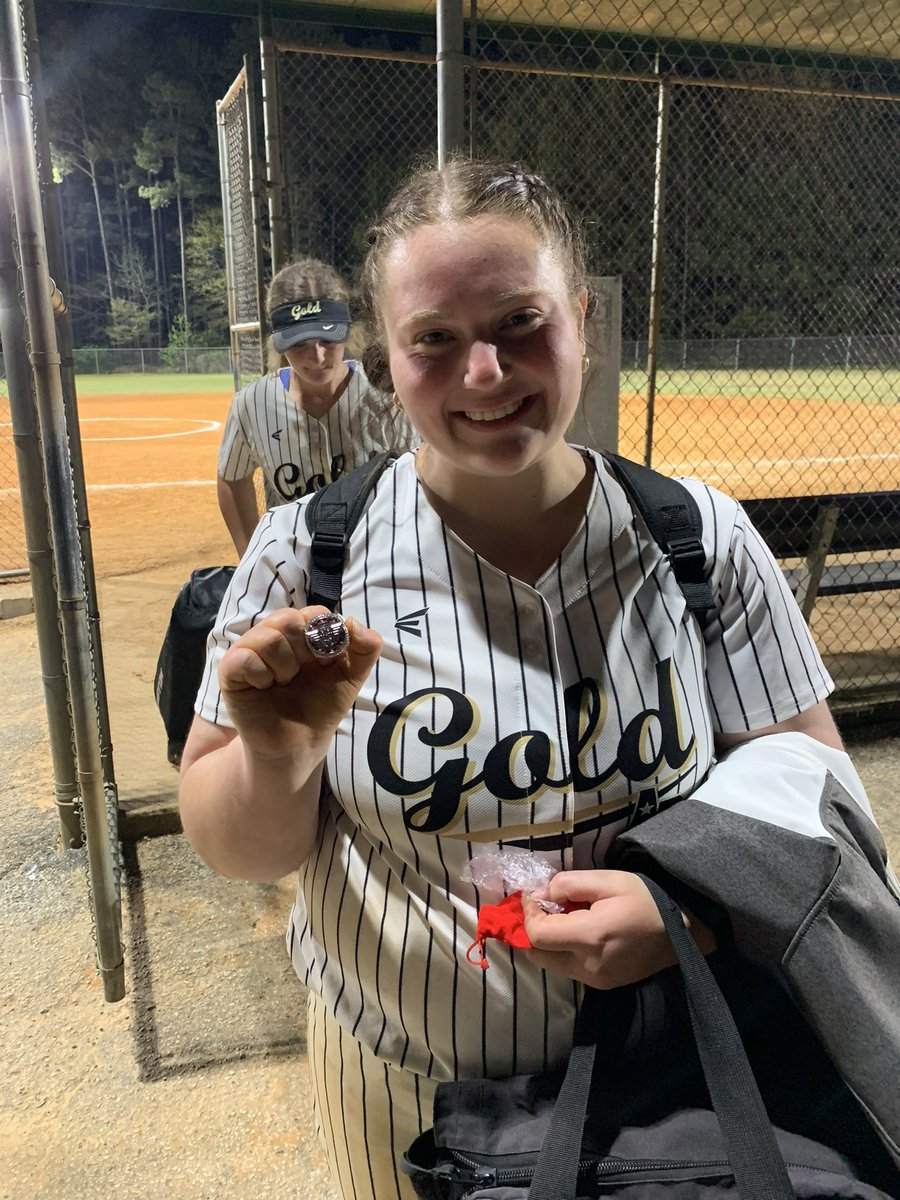 Fleming2024Ally's tweet photo. Got second place yesterday with my girls! Most fun day ever🖤💛Also got to see one of my high school teammates! @HoCoSoftball @AUG_Softball @CoachpooleU @AliciaDorgan @LanderSoftball @MusserChristi @CSUBucsSoftball @GMCJCSB @GordonState https://t.co/hILWqhk7Uq