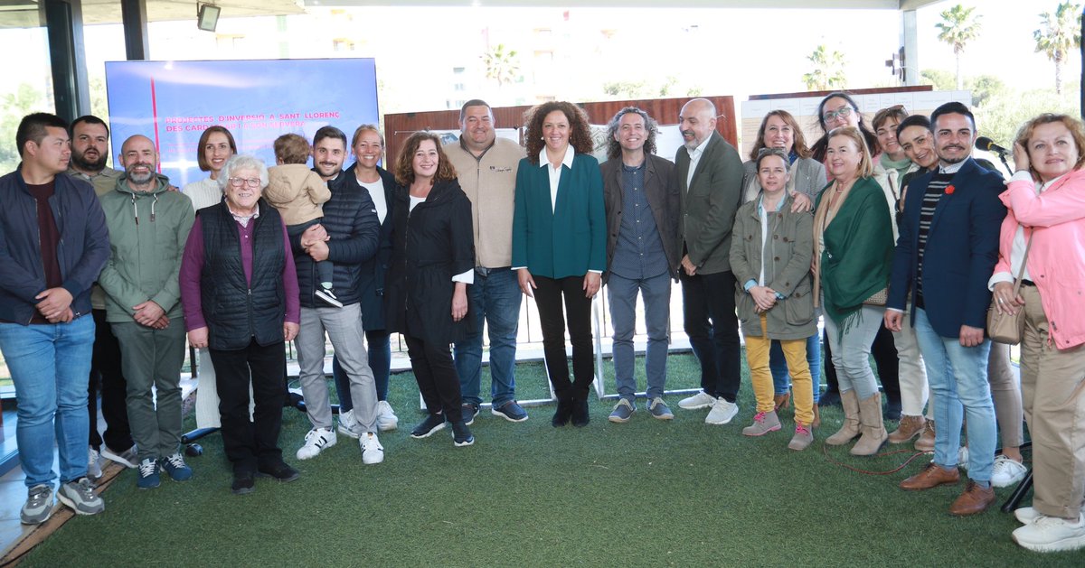 CatalinaClader1's tweet photo. Repartir millor la riquesa que generam i els recursos que som capaços d'atreure vol dir exactament això que hem presentat per Sant Llorenç-Cala Millor-Son Servera:

✅ 12 milions €
✅ 8 projectes infraestructures 
✅ Finaçament del #CBAT @ConselldeMca i dels #NextGen via @goib https://t.co/1rCV0XIm56