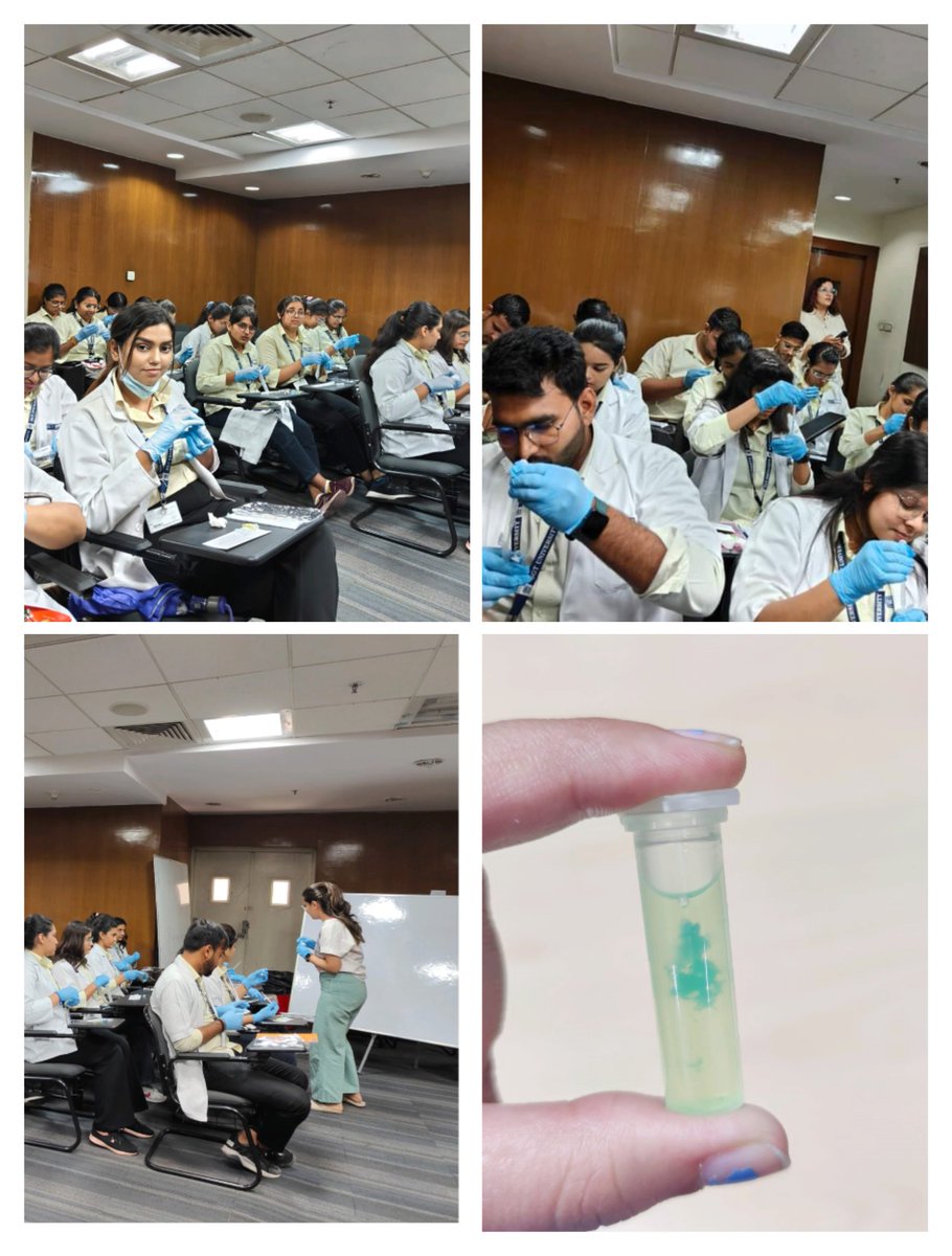 An unforgettable day as young, aspiring doctors and faculty from <a href="/SGTUniversity/">SGT UNIVERSITY</a> visited <a href="/IGIBSocial/">CSIR-IGIB</a> (29/03/23). Along with the session of Prakriti assessment and Phenotyping demo, they also had an interesting hands-on experience of quick DNA isolation technique.
<a href="/BRPrasher/">Dr. Bhavana Prasher</a>