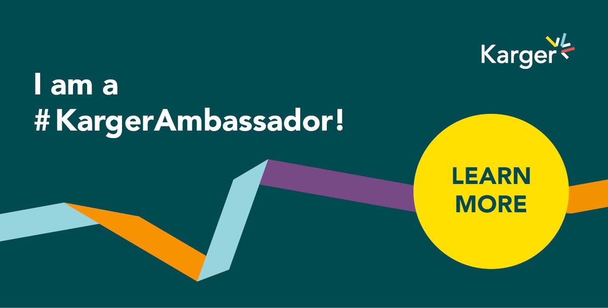 DenisPaval31's tweet photo. I am happy to share the news about my collaboration with @KargerPublisher as a #KargerAmbassador.
Find out more about the program: https://t.co/8ri4PEGCT2 https://t.co/t4vtg6rB6E