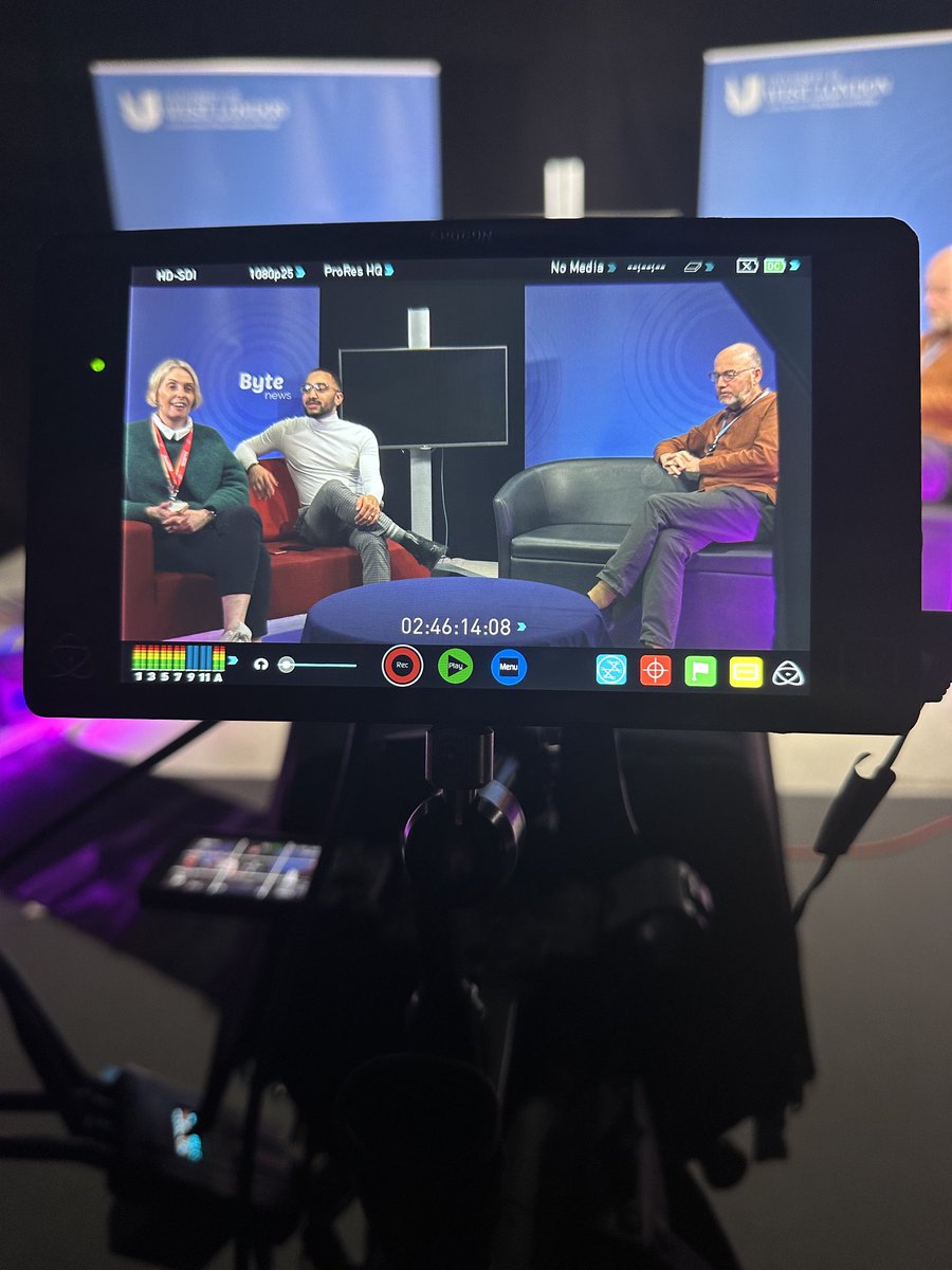 _ByteNews_'s tweet photo. Busy busy busy on a production day settling up the studio ⁦@UniWestLondon⁩ @UWL_LSFMD #TV #Studio https://t.co/9nXulmVL8h