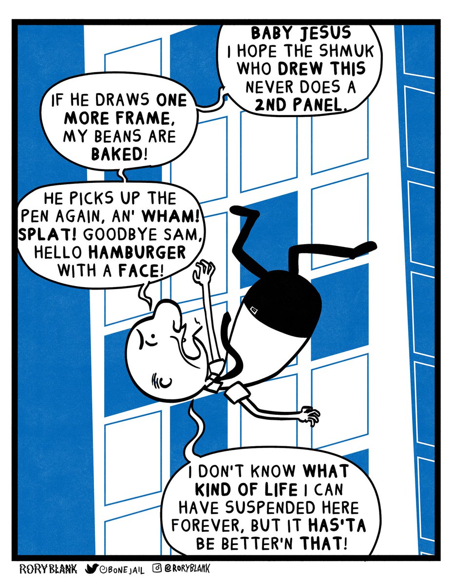 single panel comic strip (Rerun) 