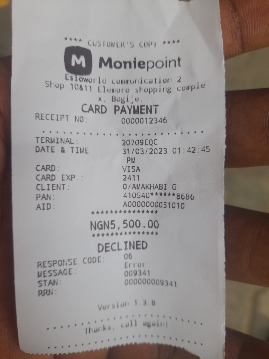 EGabosh's tweet photo. #kudabank Please reverse my money. I don't want to believe this has become a scam @cenbank @officialEFCC 
Picture evidence of transactions below. They are both card transactions which didn't go through. https://t.co/T6yAAhaVOT