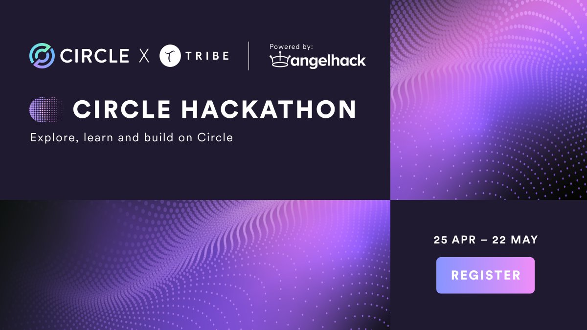 🟣The #CircleHackathon is here! It's time to #HackforGood with the final program of our collaboration with @circle 💻

Join us in building a better tomorrow as you develop solutions to tackle challenges faced by communities in APAC. Register now! ⬇️ go.buildoncircle.dev/ah-hack-tw