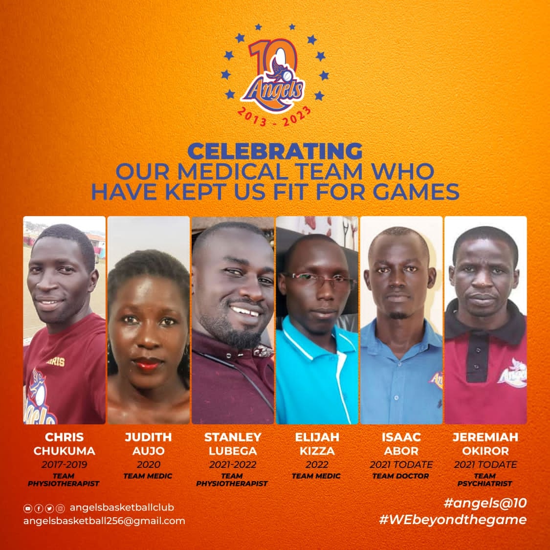 angelsbclub256's tweet photo. Appreciating our medical staff through the years..Thank you for keeping the team fit physically and mentally.....π₯³ #Angelsat10
#WEbeyondgame
#weareangelsbasketball https://t.co/AeOWVfSPsu