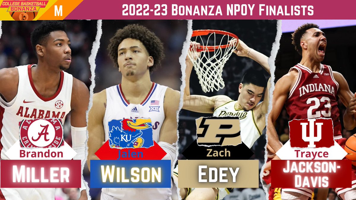 CollegeBonanza's tweet photo. We're starting the countdown to Sunday night's annual Bonanza Awards Show on @BlazeRadioASU by presenting our finalists for national player of the year, based on tabulations from both @HodellSports and @NickKennealy's votes. https://t.co/2Pw0TPeyU5