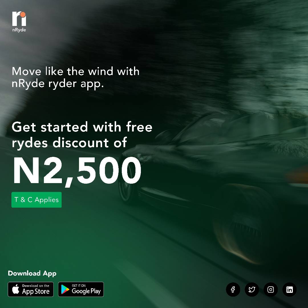 There's no time to waste time, and there's definitely no time to waste at the car park. Drift through the day like the wind with the nRyde rider app.
Download the nRyde rider app in app stores now😉

#abujaconnect #exploreabuja #affordablerides #abujapeople #explorepage #nryde