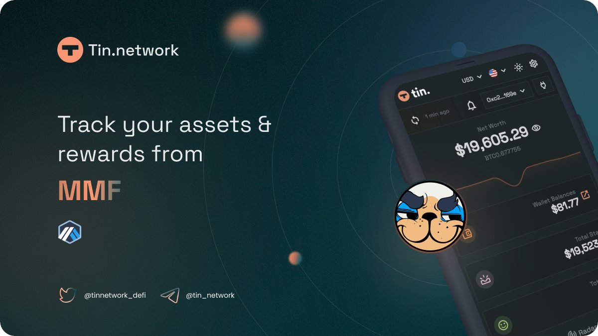 We now support <a href="/MMFcrypto/">Na Dai</a> on <a href="/arbitrum/">Arbitrum</a>

Track your yield and rewards from MMF with tin.network 

$MMF #Arbitrum #DeFi #Crypto