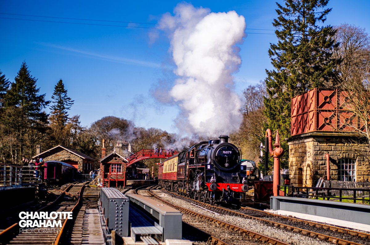 MadCowFudge's tweet photo. #such #stunning #Weather up in #NorthYorkshire #Today #Goathland #Railway #Steam #Cold #Weather #Rail #Easter #Travel #NYMR https://t.co/fYL9ZCV42b