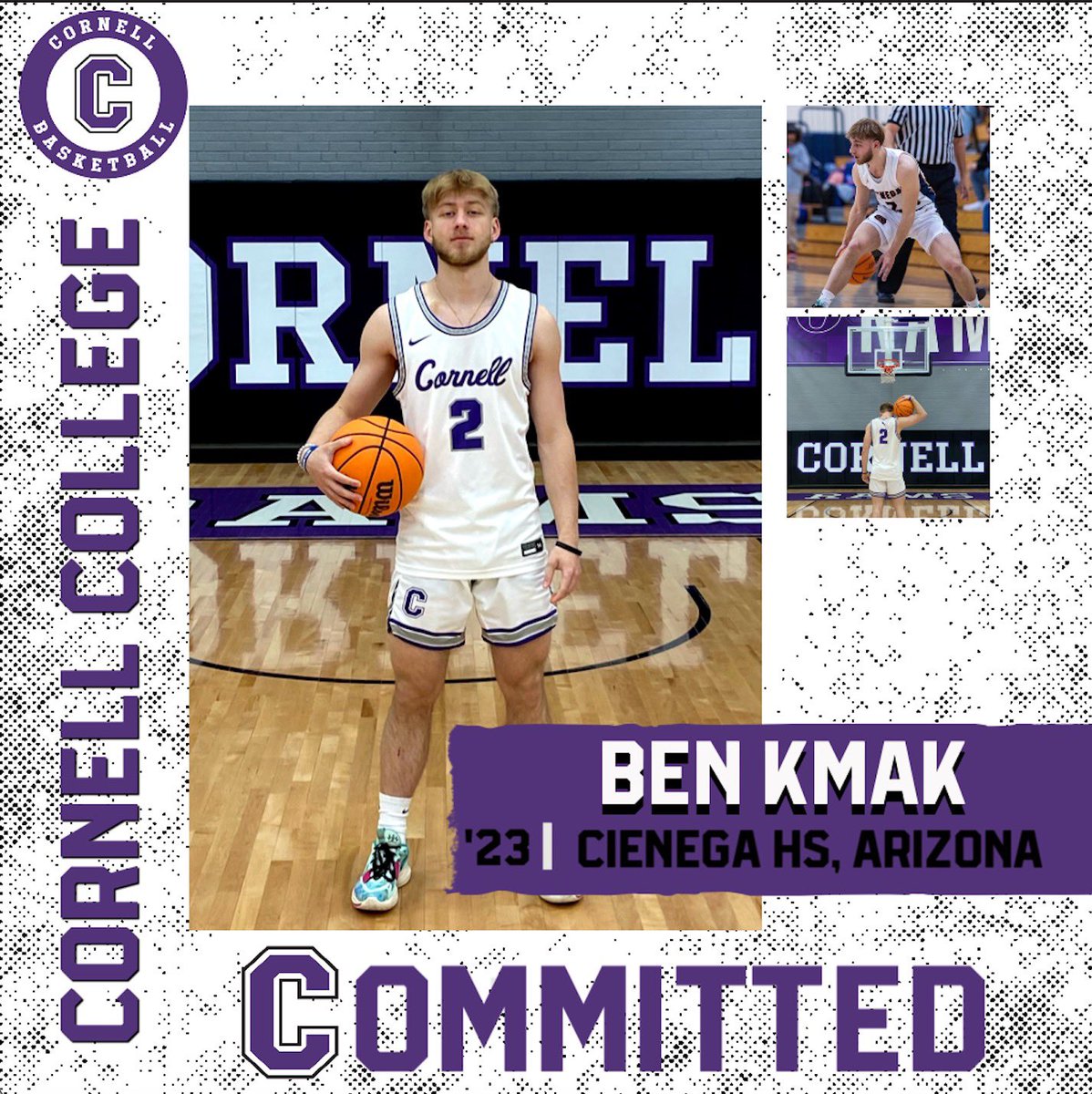 benrkmak's tweet photo. After a great visit with @CornellRamsMBB, I am blessed to announce my commitment to Cornell College! Thank you @CoachSchlabaugh, @zschla3, @coachnickbobb for giving me this opportunity to further my education and basketball career! Go Rams❕#AGTG ✝️ https://t.co/Ap8fjBHYao