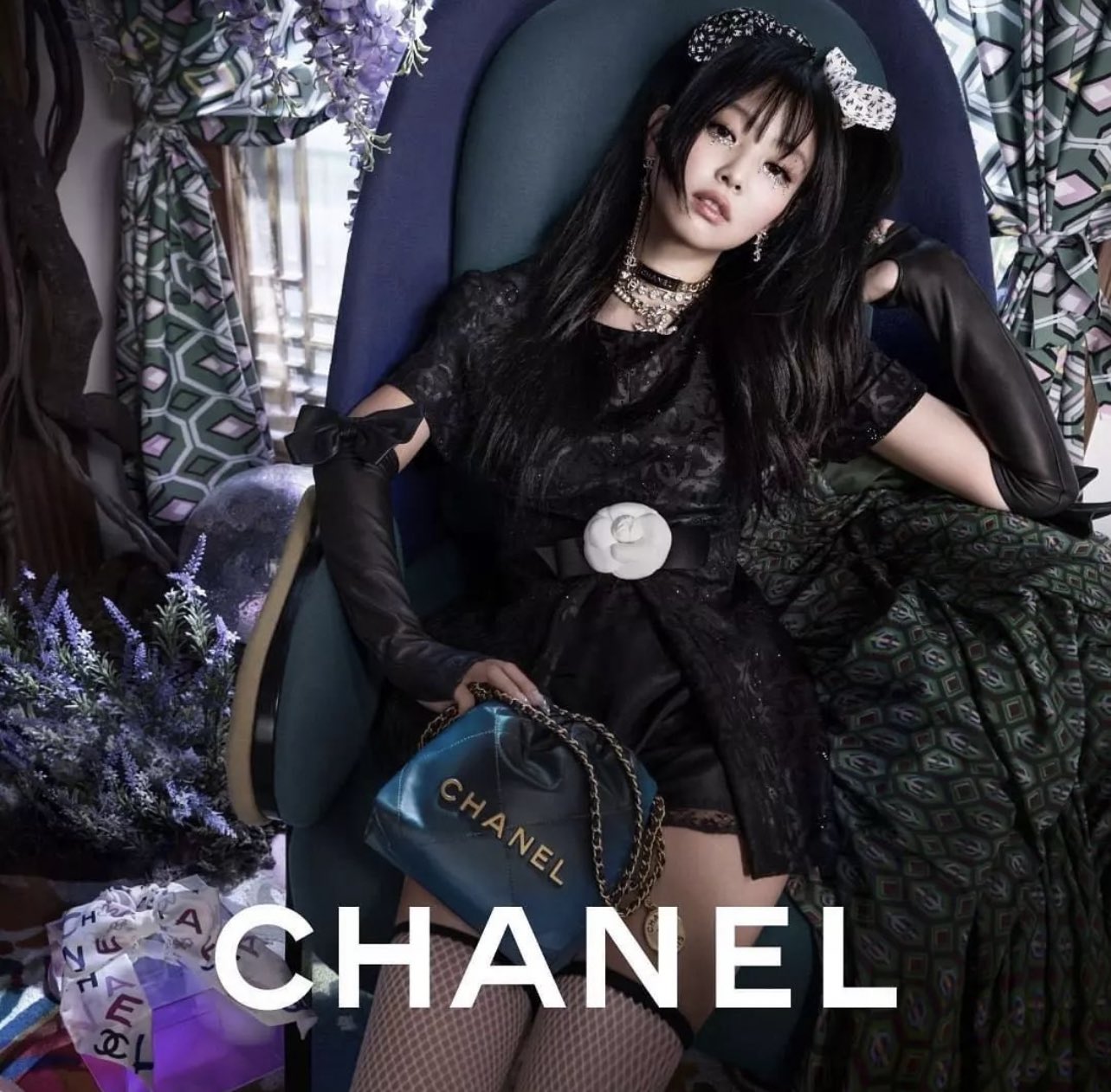 Jennie for Chanel 22 bag advertisements【2023】