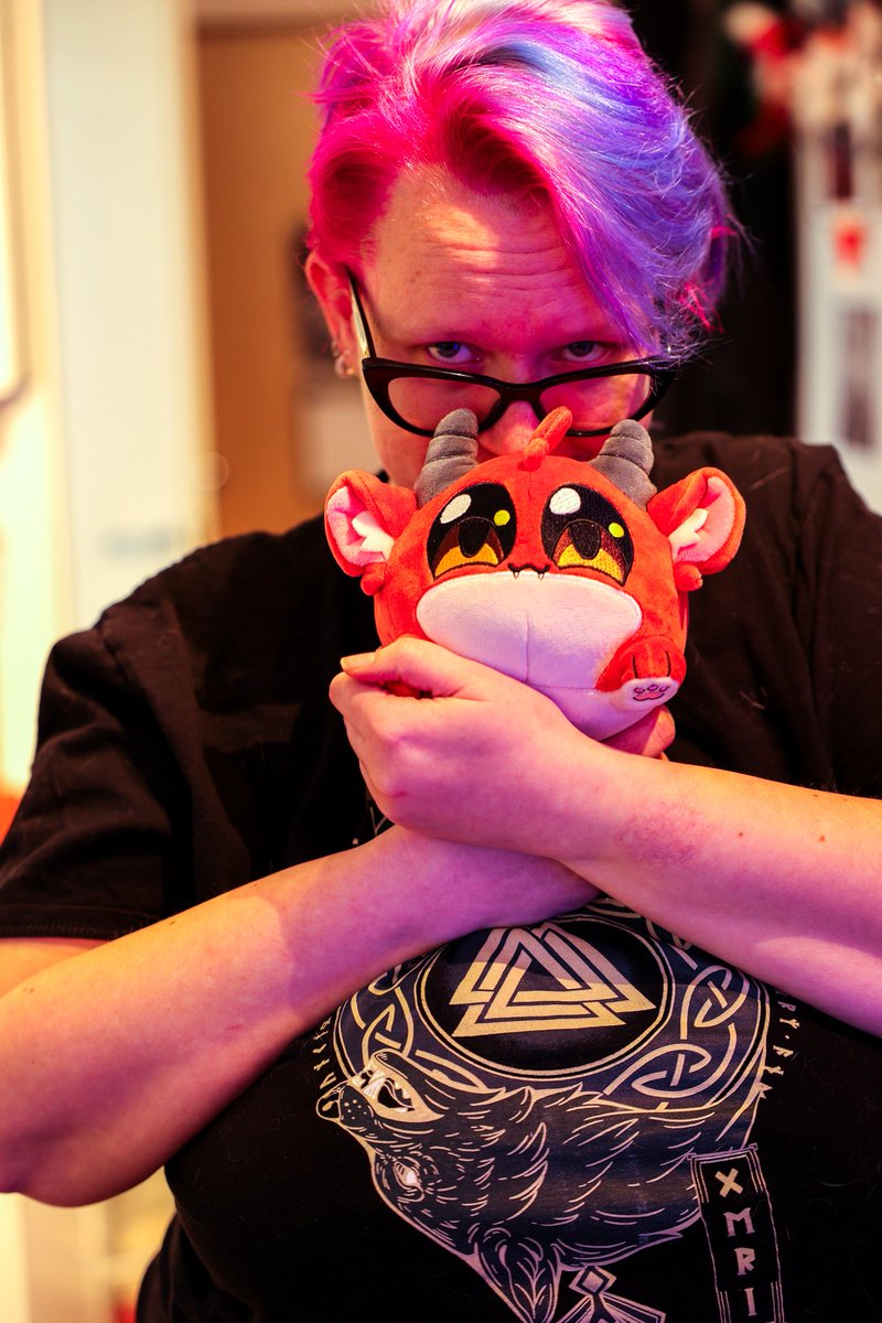 Jaaperhonen89's tweet photo. I finally got my emotional support demon 😍🥰 @NotTheClick https://t.co/fZFpz3YVjP