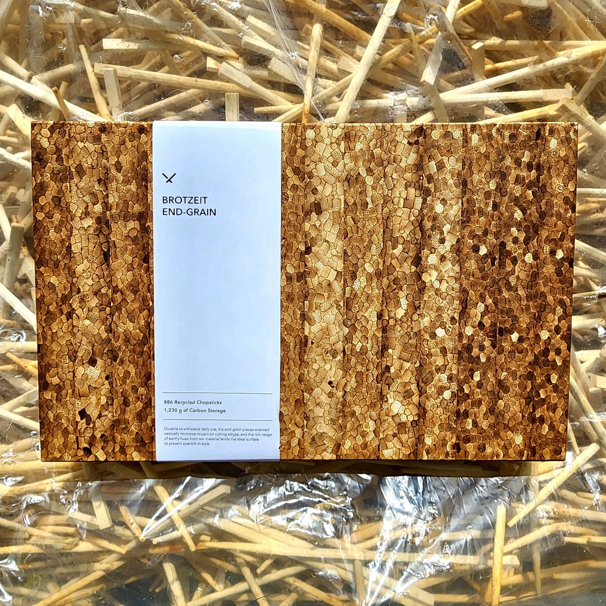 Elevate your kitchen with our end grain serving board. Made from about 886 locally collected chopsticks! It's sustainable, unique, and sure to impress your guests. Shop with us today and add some eco-friendly flair to your kitchen. ♻️🥢 #Sustainability #CarbonNeutral