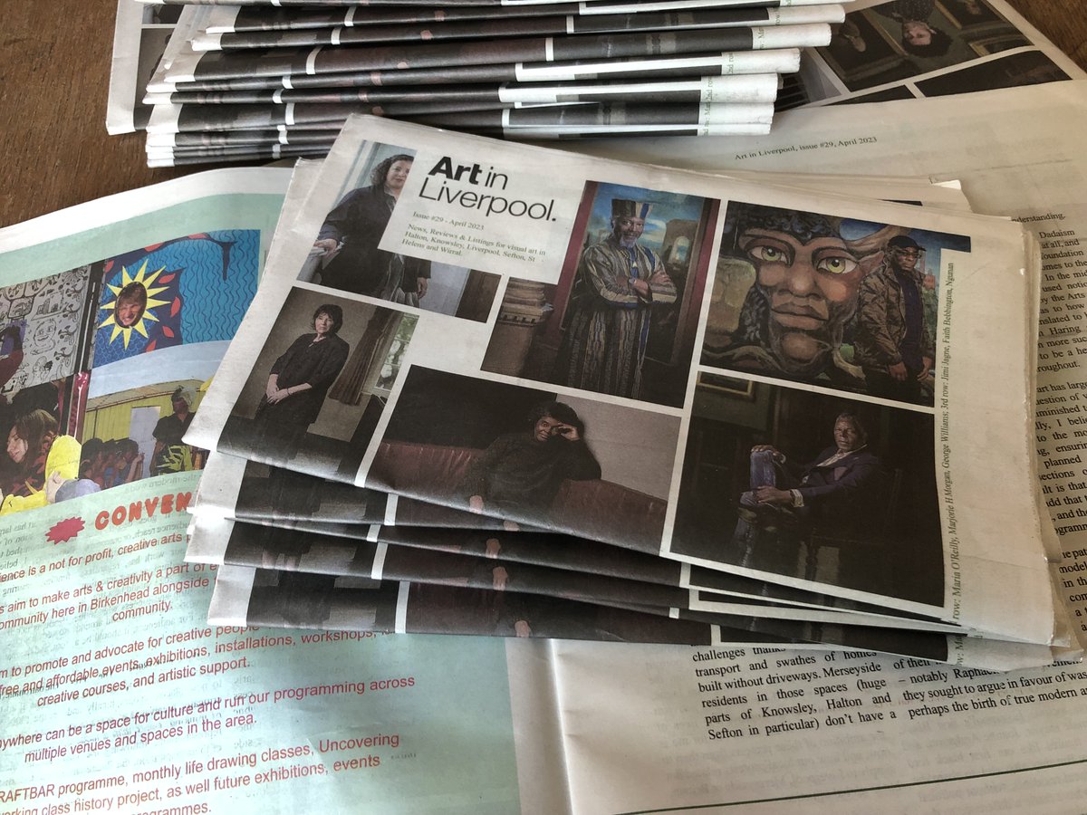 Art in Liverpool is back in print! 

artinliverpool.com/news/download-…

We've severely missed this part of what we do. The challenges of a pandemic (and the more challenging challenge of finding the funds to print) meant we had to step back for a while, but...