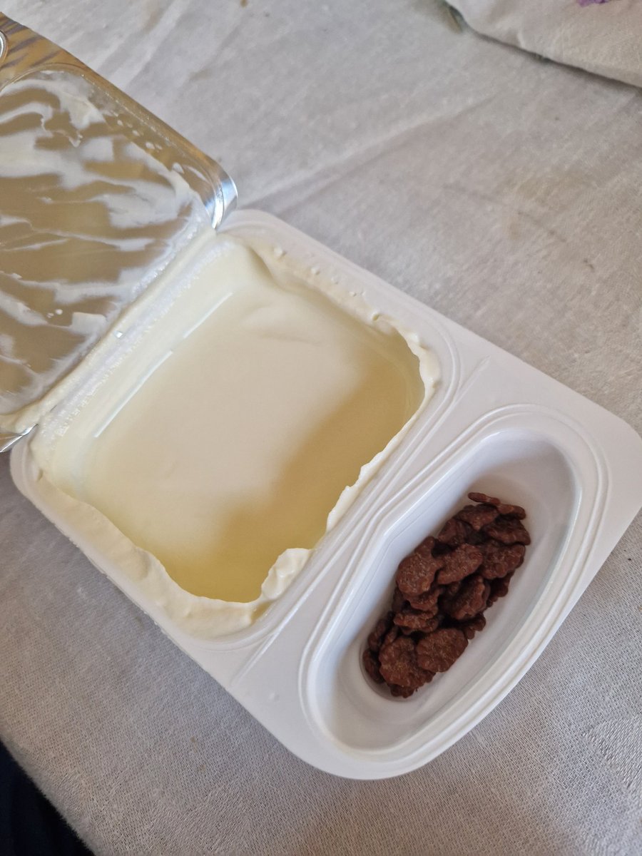 sergematt's tweet photo. @AldiUK I got about 15 cornflakes and they are very small in your yogurt pots.  There needs to be more for the amount of yogurt you get https://t.co/fgMaEWac5P