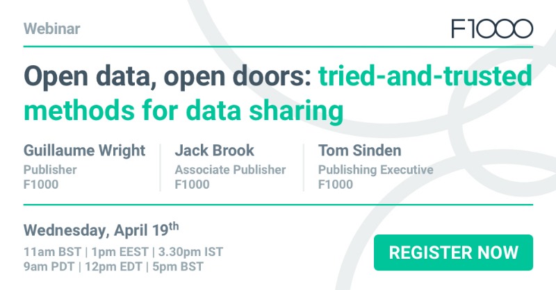F1000's tweet photo. What is #OpenData? 

What are the benefits? And how do you actually do it? 

Register for this month’s practical webinar to learn from our experts: https://t.co/6sjfcV1aqE