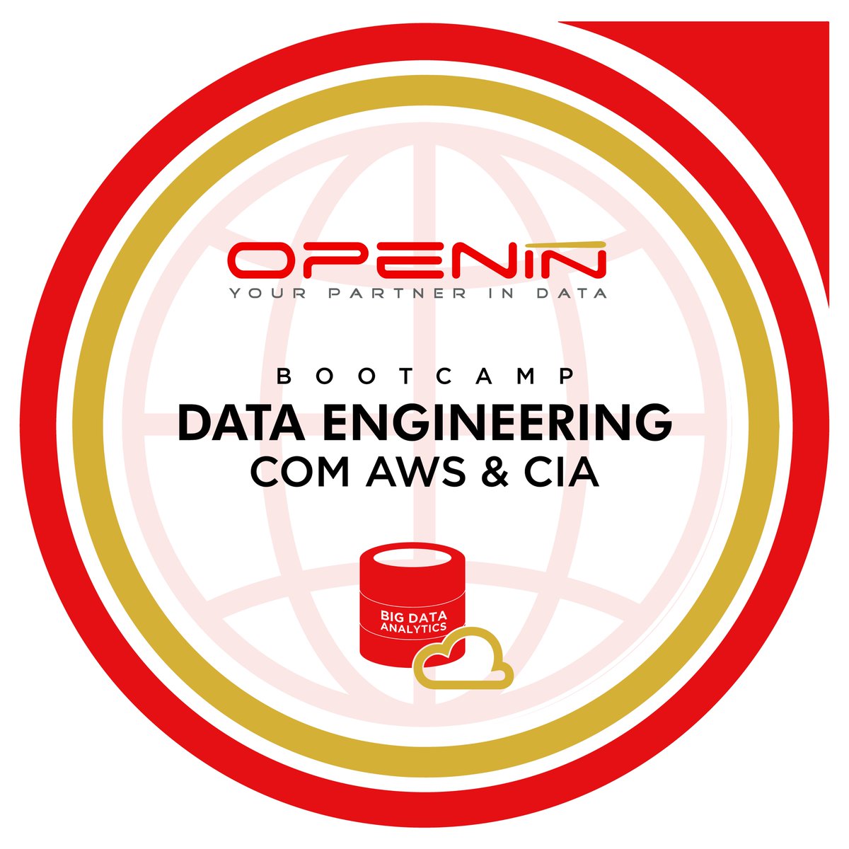 Inscreva-se no Bootcamp #DataEngineering com #AWS, <a href="/ApacheHop/">Apache Hop</a> &amp; Cia em Maio/2023 e desenvolva habilidades em arquitetura de dados de alta performance e análise de #BigData. Não perca a chance de dar um UP na sua carreira em TI! 🔝🚀 Saiba mais: lnkd.in/d95S8tU2