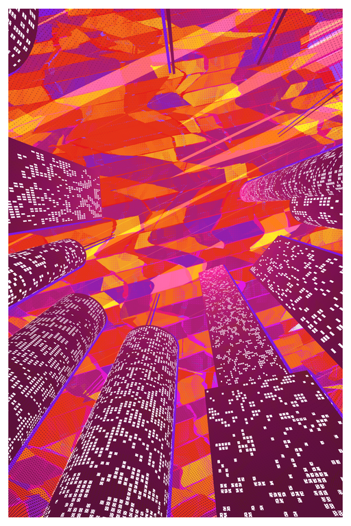 rrodkin's tweet image. Well that was fun!
Sick drop by @ULuIQ12 yesterday, and plenty left to mint!
"Beneath a sick sky", #25 and #27
#fxparams #genart #purecode