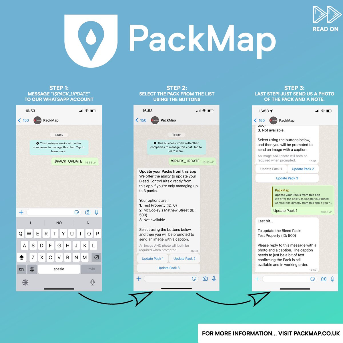 PackMap tweet media