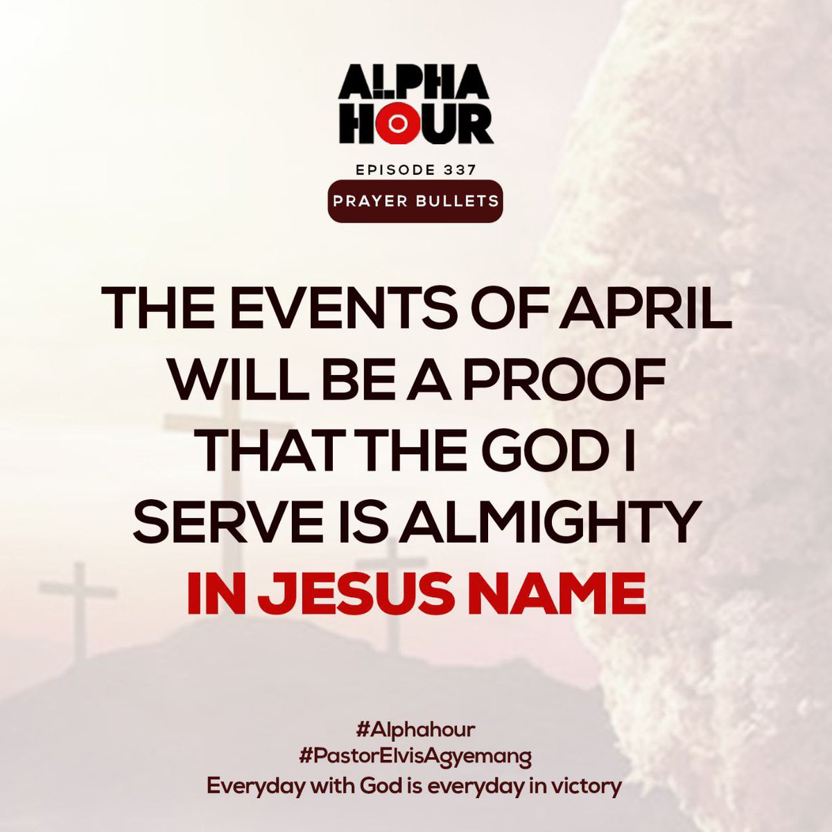 REAgyemang's tweet photo. He is a faithful God 

#AlphaHour #AlphaHourWithPastorElvis #PastorElvis #LadyMercyAgyemangElvis  #EverydayWithGodIsEverydayInVictory #PrayerAndTestimonyAltar #12amGMT #OneHourPrayer #HisPresence #GraceMountainMinistry https://t.co/gmx64WfhWA
