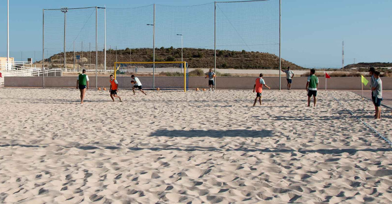 LaVozdeMazarron's tweet photo. Mazarrón acoge el triangular clasificatorio de fútbol playa para la Copa RFEF