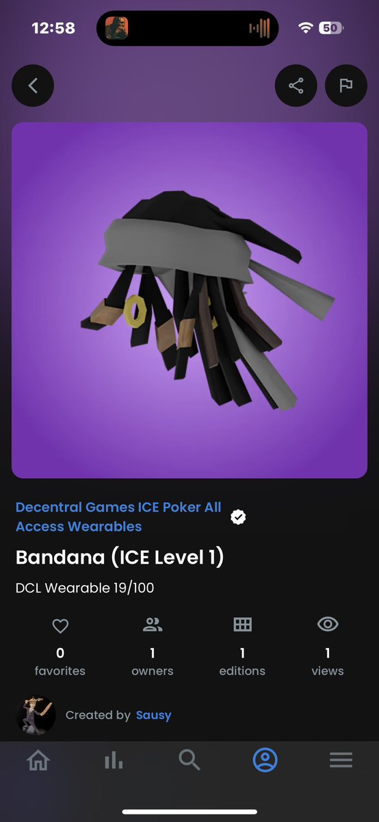 THANK YOU <a href="/DecentralGames/">Decentral Games</a>! Last night we had our stream and claimed another ice wearable can’t wait to keep playing!!!