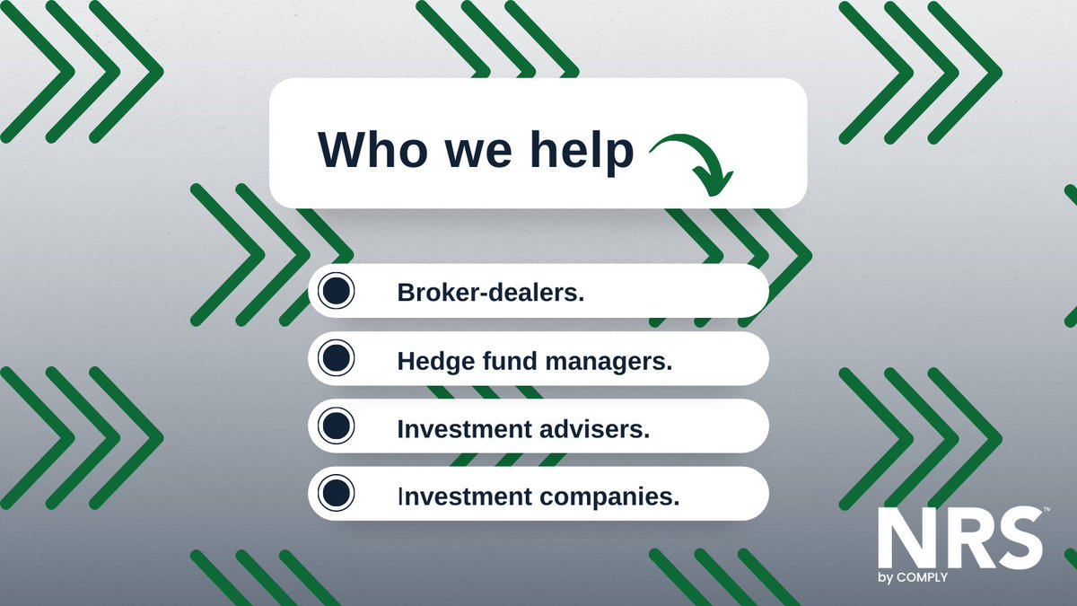 NRS is the training platform for compliance people. Bringing together industry leading insight and real time education — because you never stop learning. Ready to learn about our solutions? Talk to one of our experts today. okt.to/ONMTkI

#compliancesolutions