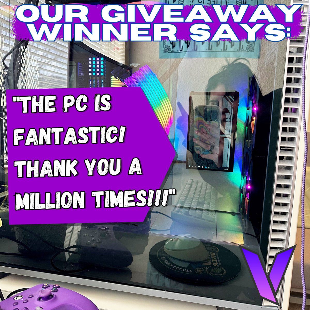 We received some pics and a great note from the winner of the retro-inspired gaming PC we built for the #ASUSPCDIY event a few months ago!

FOLLOW US to get advance notice on our next giveaway...

 #Velztorm #ASUS #VelztormReviews #Velztormreview #custompc #custompcs  #pcgiveaway