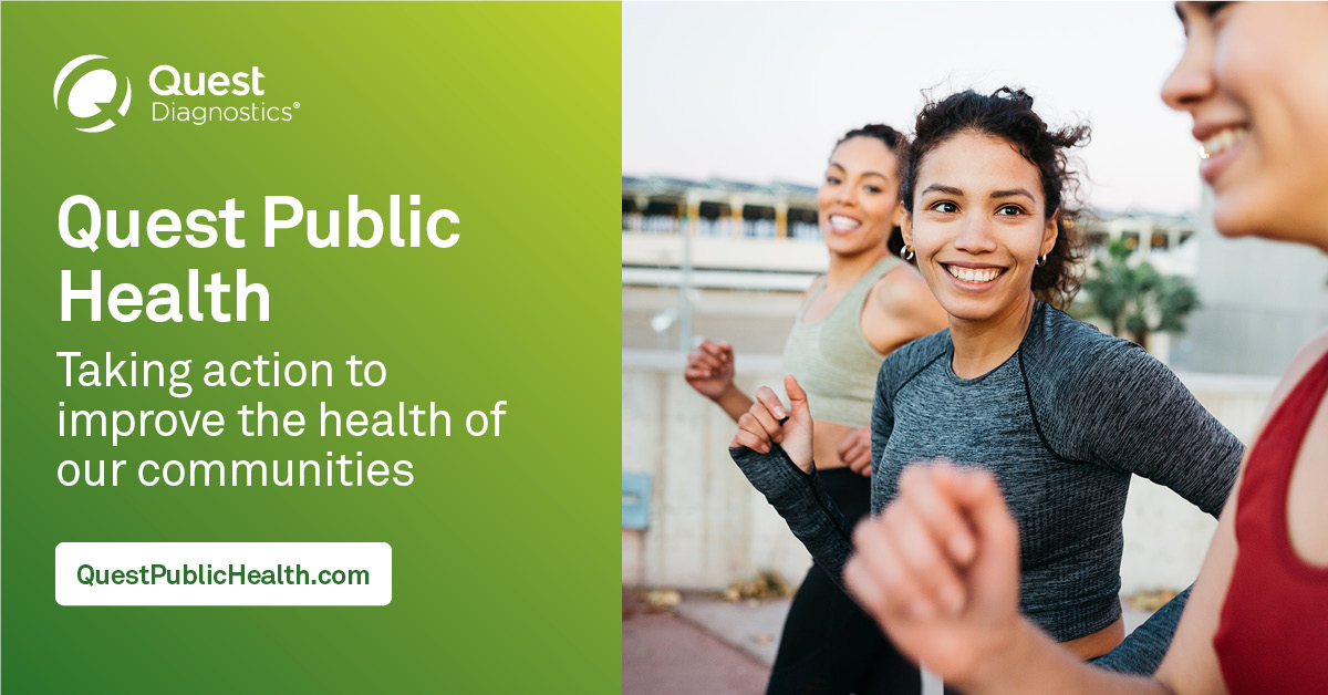 NACCHOalerts's tweet photo. It’s #NPHW—and Quest Healthcare Analytics Solutions is committed to helping #PublicHealth organizations leverage laboratory data to prevent disease and promote better health in communities nationwide. Learn more: https://t.co/Kj8XIX08qd 
#LabData #QuestDiagnostics #PublicHealth https://t.co/wQHh0feSQL