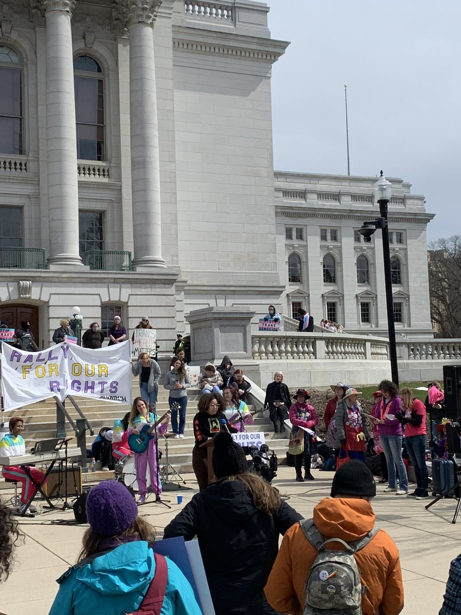 SarahforWI's tweet photo. Yesterday, Madison showed up for reproductive rights. 

Tomorrow, Wisconsin is going to elect a Supreme Court Justice who believes in them. 

If you don’t already have a plan to vote, head to https://t.co/dLOEX7KgD3, then tell 3 friends to do the same. Let’s get this done! https://t.co/L3DCJeNOOP