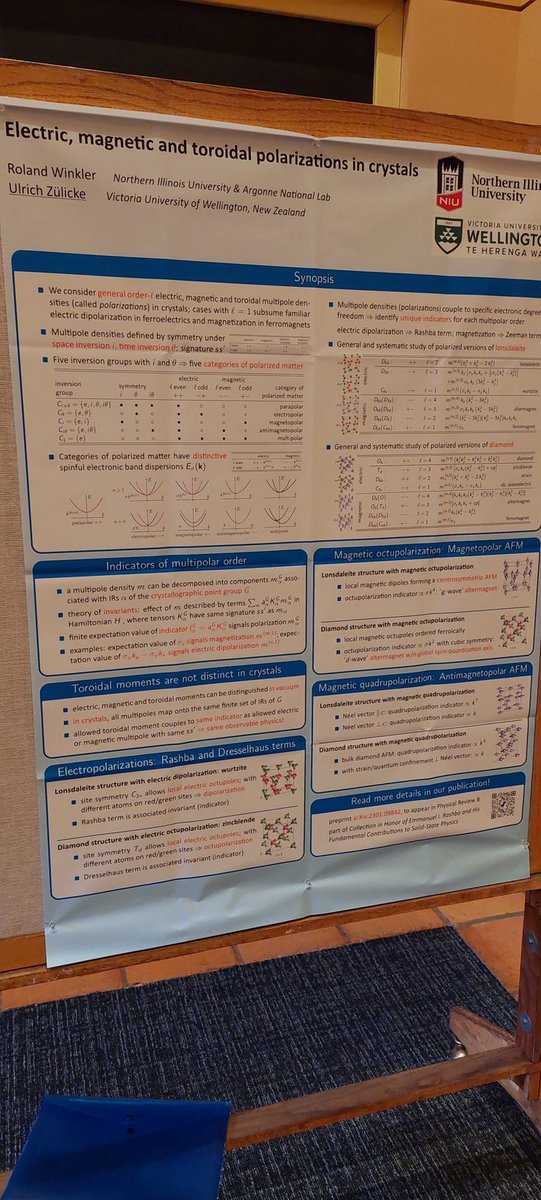 Ulrich Zuelicke (@ulizue) on Twitter photo Fantastic to be back at <a href="/KITP_UCSB/">Kavli Institute for Theoretical Physics</a> for the Quantum Crystal 2023 conference! Stoked to present our recent work on multipolar ⚡ and 🧲order in solids 😉 Fantastic to be back at <a href="/KITP_UCSB/">Kavli Institute for Theoretical Physics</a> for the Quantum Crystal 2023 conference! Stoked to present our recent work on multipolar ⚡ and 🧲order in solids 😉