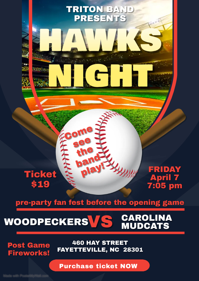 Please come out and support our Triton Band Fundraiser at Friday's Game: