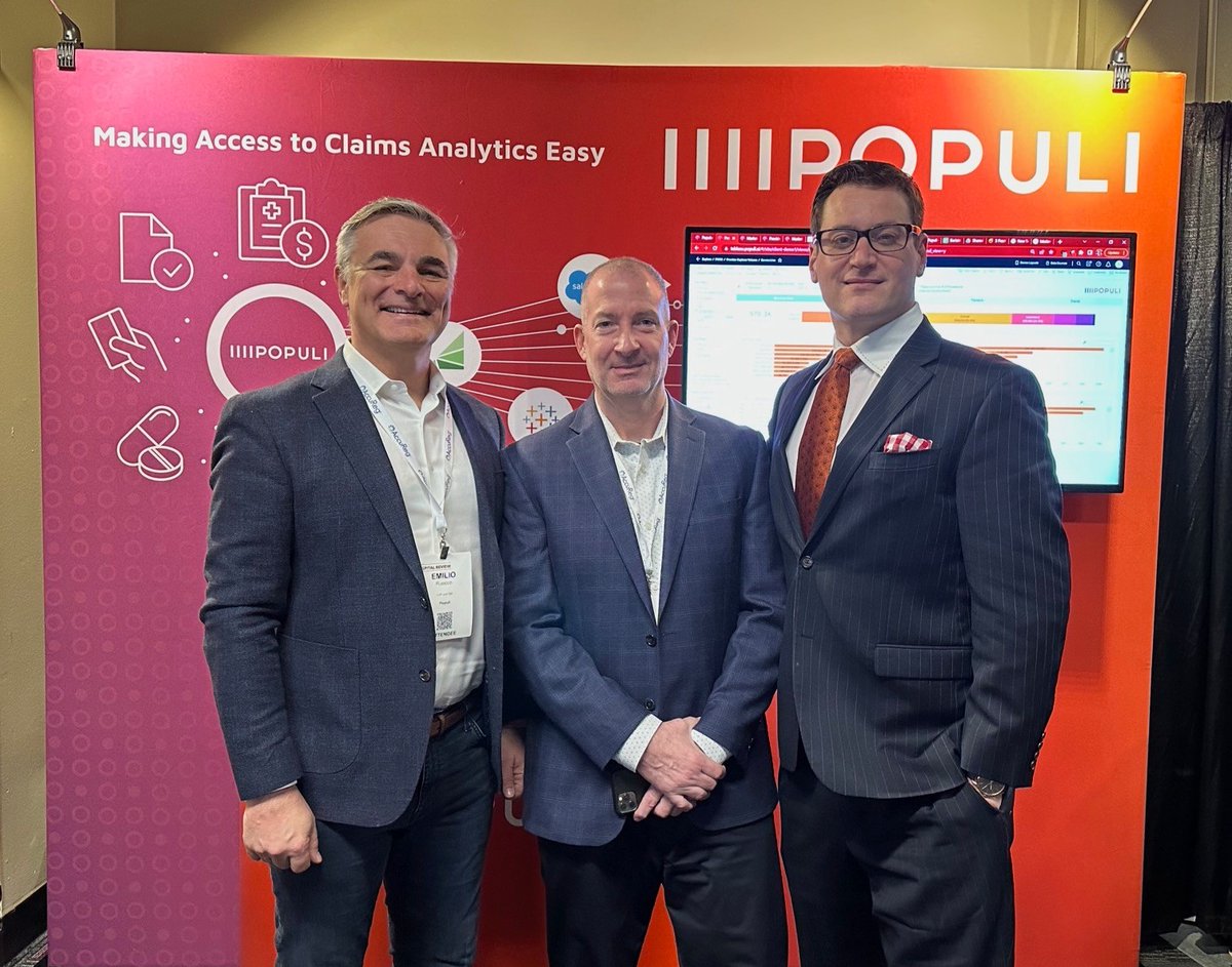 Populiai's tweet image. We&apos;re live at Becker&apos;s! Stop by booth 709 for a demo with your live market data.

#healthcareanalytics #claimsdata #populi #ehrdata #patientmarketing