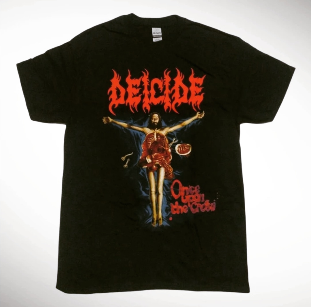 #ayojajankaosband

OFFICIAL MERCH | Deicide - Once Upon The Cross | Size M | Gildan Heavy | RP. 415.000 | Order via DM.

instagram.com/tokosenjatania_