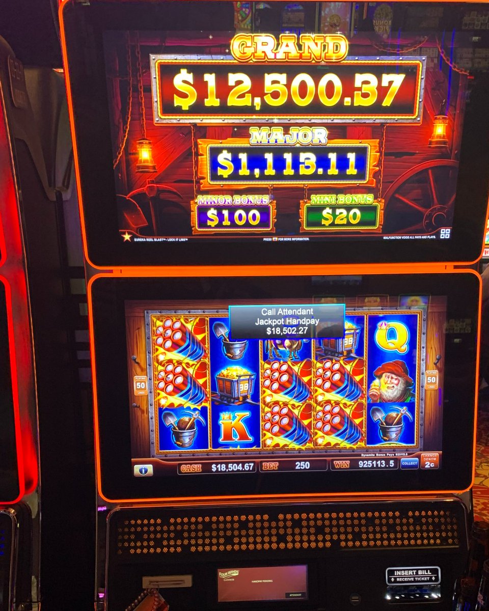 FourWindsCasino's tweet photo. A lucky guest at our Dowagiac location won $18,502 with a $5 bet.
Win Date: April 1
#WinningAtFourWinds https://t.co/jdV0AhPP0b