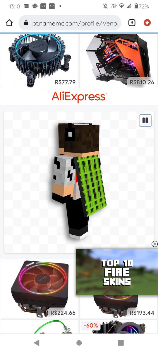 cacto08's tweet image. Skin relíquia e talvez uma volta, processador novo vai facilitar dms a edição de vídeo