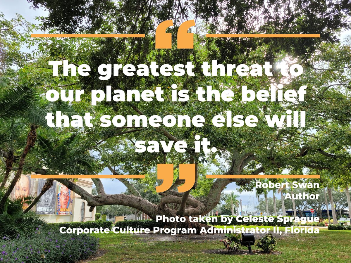 This week's #QuickQuoteMonday celebrates the start of Earth Month! #Alorica