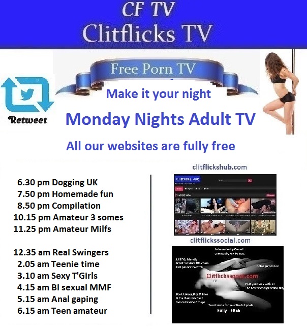 Here it is
Your number 1
Free porn TV channel
clitflicks TV
clitflicks.com
1000s watching this
Yorkshire owned TV