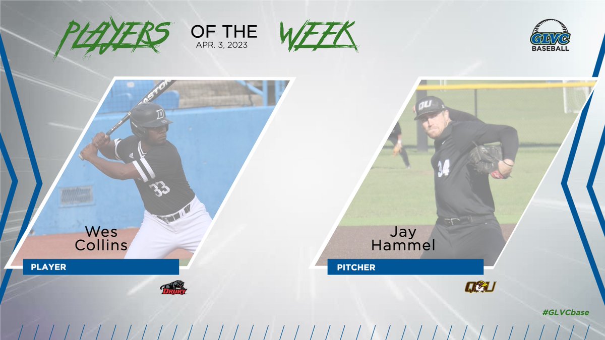 GLVCsports's tweet photo. ⚾️ Wes drove in 9️⃣ runs and Jay punched out 1️⃣2️⃣ batters as they take home this week's #GLVCbase awards!

🔗 https://t.co/c9LLlQB3vg https://t.co/ZNWnDxD3He
