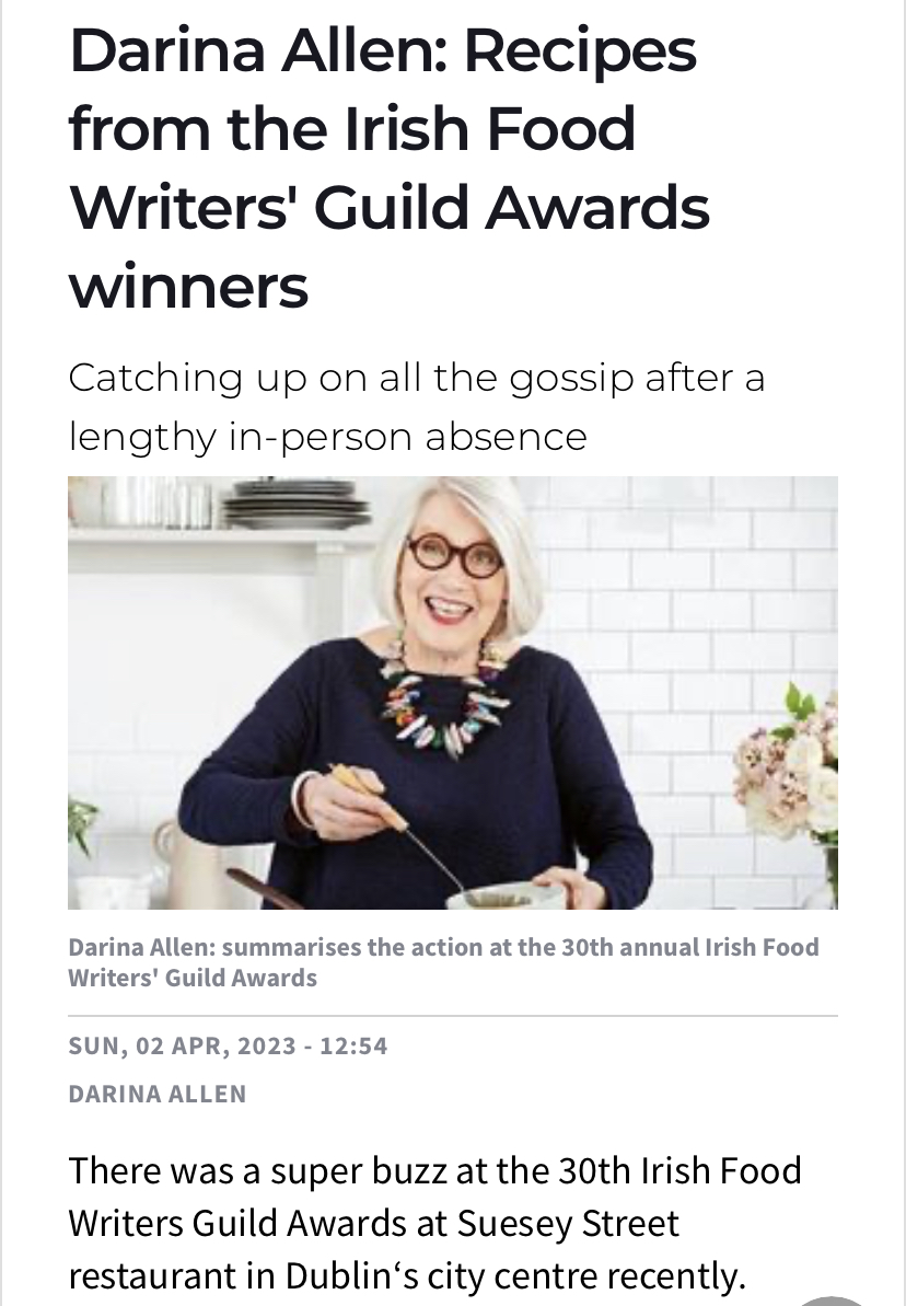 Our wonderful Head Chef, Denis Lasenko, recently shared some of his recipes with the talented Darina Allen from the Irish Food Guild awards. Check out the link below to start cooking like a pro! 🍴✨

ow.ly/L3Ub50Nz20z